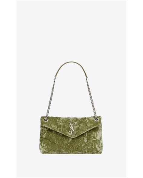 ysl tasche samt grün|ysl taschen.